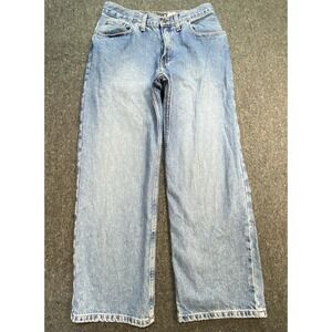 Bullhead Loose Fit Light Washed City Retro Grunge Blue Jeans Men's 32x30 Denim